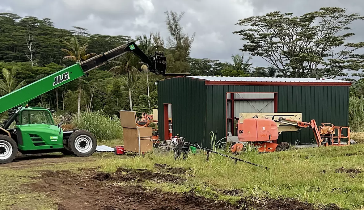 30'x80' barndominium in Kapaho, HI